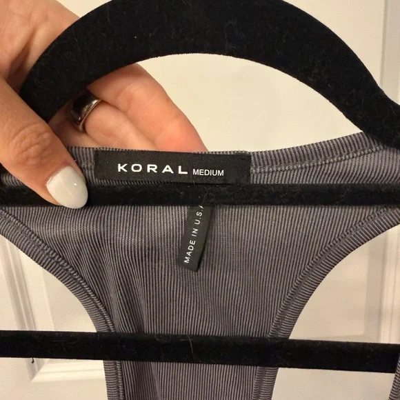 Koral Ribbed Workout Tank - Picture 3 of 7